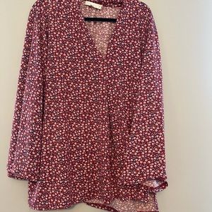 Plus Floral blouse